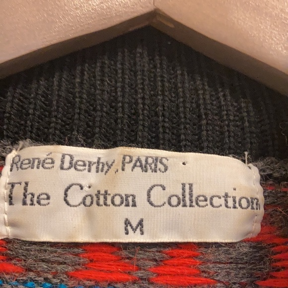 Vintage Mariachi Mouse Pom Pom Fair Isle Sweater Size Medium Ugly Sweater - Picture 8 of 10